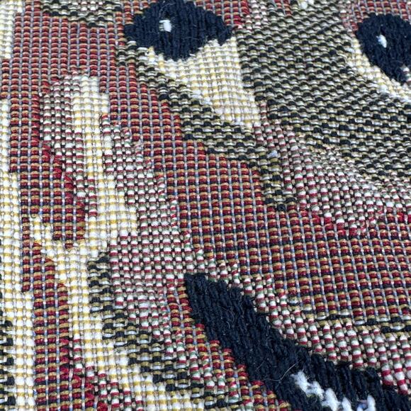 Vintage Dog Woven Tapestry Jacquard Upholstery Fabric Approximately 57” x 57” - Picture 5 of 7